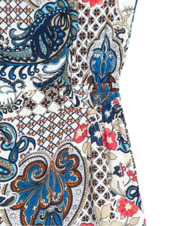 Комбинезон с этническим рисунком MIRACLE || Напівкомбінезон жін. MIRACLE, р.164-84-92, Blue