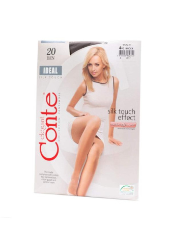 Матовые колготки с эффектом пудры ultimate matt IDEAL 20 Lycra, р.4, Mocca || Матовые колготки с эффектом пудры ultimate matt IDEAL 20 Lycra, р.4, Mocca