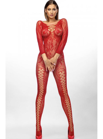Комбинезон-сетка Anais Mirabella Красный