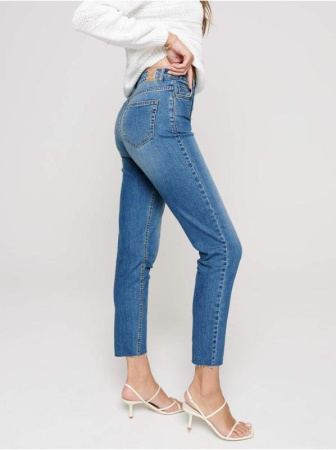 Eco-friendly джинсы Mom Fit с высокой посадкой CON-189 || Брюки джинсові жін. CE CON-189, р.170-106, mid blue Eco-friendly джинсы Mom Fit с высокой посадкой CON-189 || Брюки джинсові жін. CE CON-189, р.170-106, mid blue