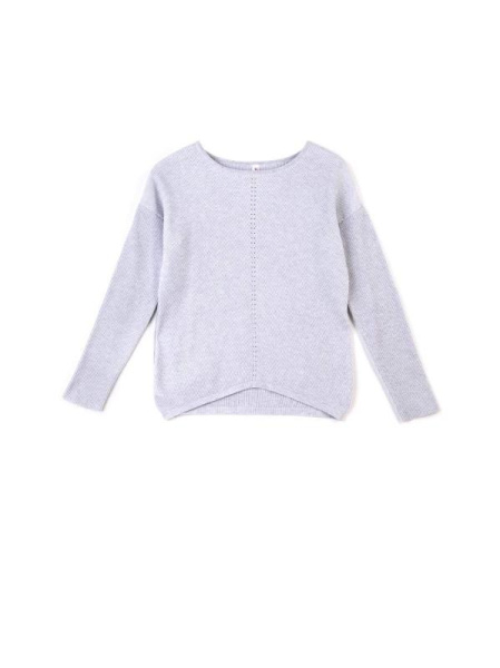 Ультракомфортный джемпер из хлопковой пряжи с модалом 032