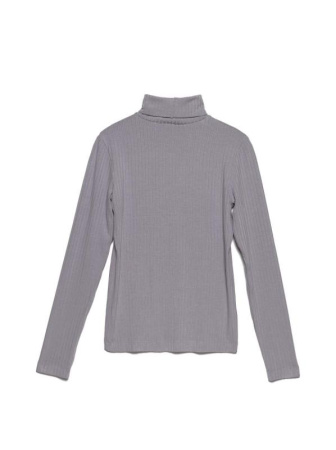 Классическая водолазка в рубчик из вискозы премиального качества LD 1028 || Джемпер жін. CE LD 1028, р.170-92, lilac grey