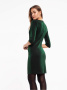 Ультрамодное платье-футляр с металлическим блеском 854 || Плаття жін. CE LPL 854, р.170-84-90, green