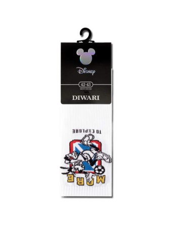 Носки муж. DW DISNEY 17С-168СПМ, р.27, 369 белый || Шкарпетки чол. DISNEY 17С-168СПМ, р.27, 368 білий