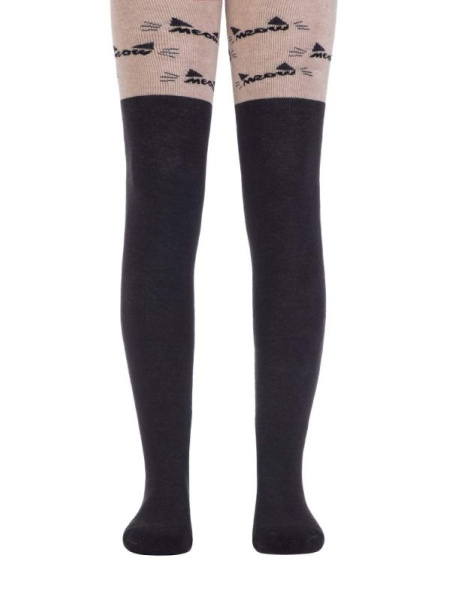 Колготки дитячі Conte Kids SOF-TIKI 7С-38СП, р. 140-146 (22), 532 сірий-чорний Колготки дитячі Conte Kids SOF-TIKI 7С-38СП, р. 140-146 (22), 532 сірий-чорний
