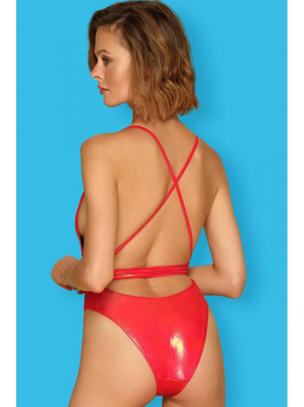 Купальник цельный Obsessive Keissi Красный