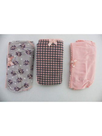 Женские трусики-слипы SEVIM Арт: 6517, M, Серо-розовое ассорти || Женские трусики-слипы SEVIM Арт: 6517, M, Серо-розовое ассорти