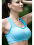 Спортивный уплотненный бюстгальтер Julimex Skip без косточек Голубой