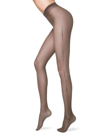 Колготки с лампасами из точек LIRA Lycra