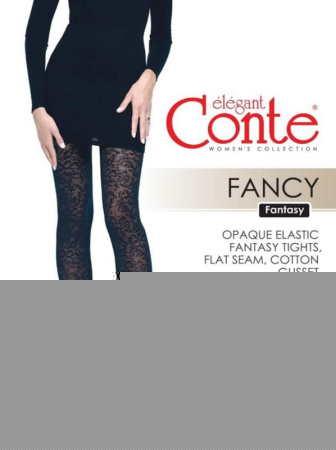 Колготки с цветочным узором FANCY