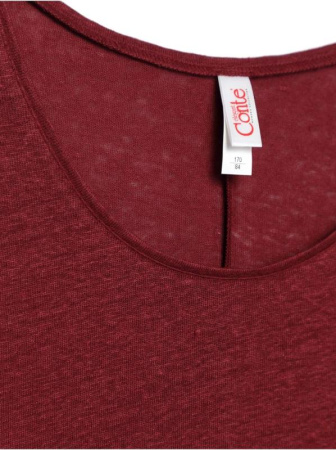 Легкий льняной топ LD 920 || Джемпер жін. CE LD 920, р.170-84, windsor wine
