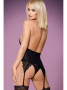 Комплект Obsessive 828-COR-1 corset Черный