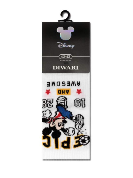 Носки муж. DW DISNEY 17С-168СПМ, р.27, 370 белый