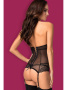 Комплект Obsessive 838-COR-1 corset  Черный