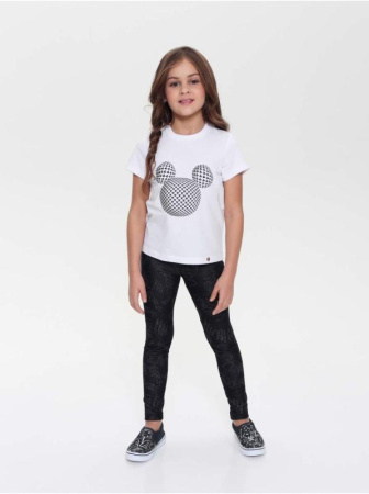 Ультрамодная футболка с коротким рукавом Disney DD 962 || Джемпер дів. CE DISNEY DD 962, р.152,158-80, ice white