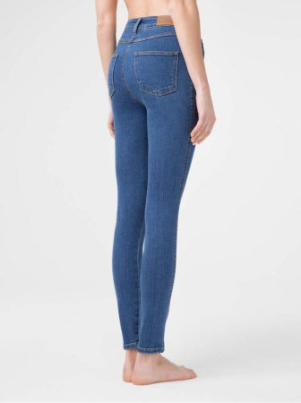 Моделирующие eco-friendly джинсы skinny c супервысокой посадкой CON-174 Lycra || Брюки джинсові жін. CE CON-174, р.164-106, authentic blue Моделирующие eco-friendly джинсы skinny c супервысокой посадкой CON-174 Lycra || Брюки джинсові жін. CE CON-174, р.164-106, authentic blue