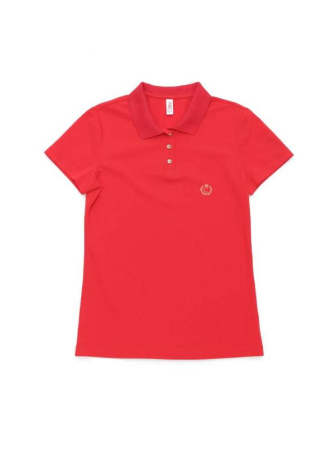 Классическая футболка-поло из хлопка LD 927 || Джемпер жін. CE LD 927, р.170-100, toreador red