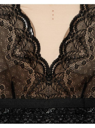 Бюстье с кристаллами Swarovski LBE 1079 || Бюстьє жіноче CE SWAROWSKI LBE 1079, р.170-100, royal black