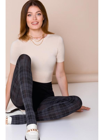 Колготки Gabriella Nessa 60 den без трусиковой части Графитово-серый