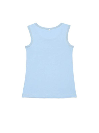 Топ из модала с мерцающей окантовкой LD 712 || ВТЖ Джемпер жін. CE LD 712, р.170-92, блакитний