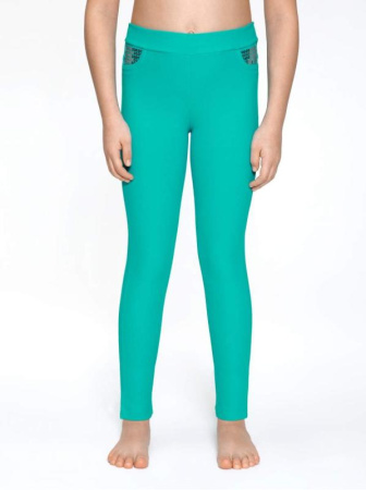 Джеггинсы с карманами из пайеток PINA, р.98, 104-52