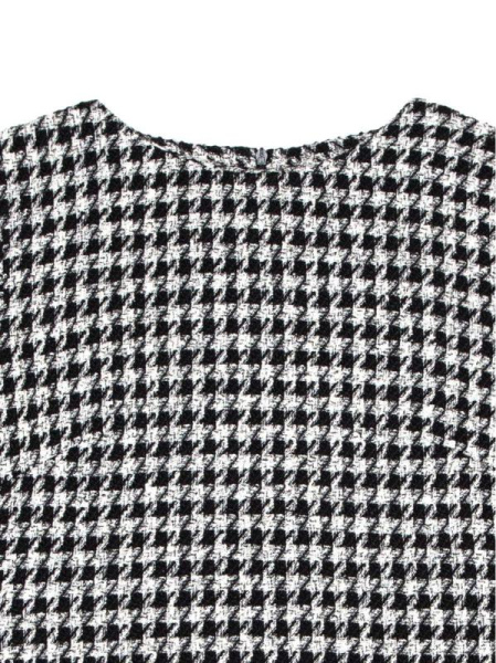 Платье с рисунком &quot;клетка&quot; и легким мерцанием люрекса LPL 1053