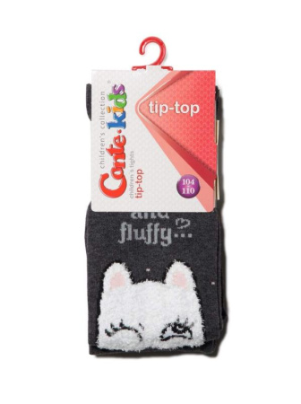 Колготки дитячі Conte Kids TIP-TOP 18С-266СП, р. 104-110 (16), 504 темно-сірий