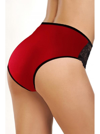 Полные трусики ORO Orabella 2218 Красно-черный