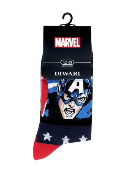 Носки муж. DW MARVEL 17С-140СПМ, р.27, 073 темно-синий