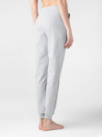 Джоггеры ORA с высокой посадкой с легким мерцанием люрекса || Брюки жін. CE ORA, р.164-94, shiny grey