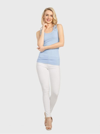 Базовый фактурный топ из вискозы LD 713