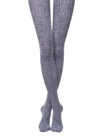 Колготки со змеиным рисунком PYTHON Lycra, р.2, Fumo