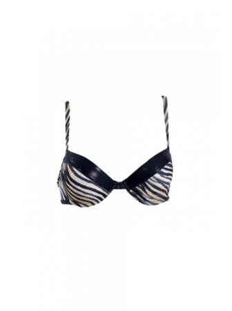 Верх от купальника - Бюст с формованной чашкой Samanta Belize A474  Черный-капучино