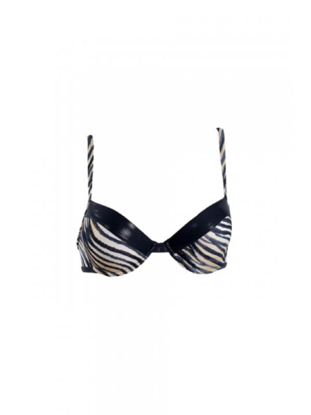 Верх от купальника - Бюст с формованной чашкой Samanta Belize A474  Черный-капучино