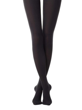 Теплые колготки из хлопка с лайкрой COTTON 150 Lycra, р.2, Grafit