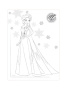 Колготки с рисунками &quot;принцесса Анна&quot; Disney Frozen 40 и вкладышем-раскраской || Колготки з малюнками &quot;принцеса Анна&quot; Disney Frozen 40 і вкладишем-розфарбуванням, р. 128-134, Bianco