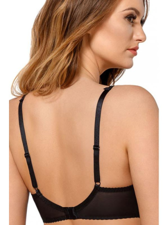 Бюстгальтер push up Kinga Passion PU-561 Черно-малиновый