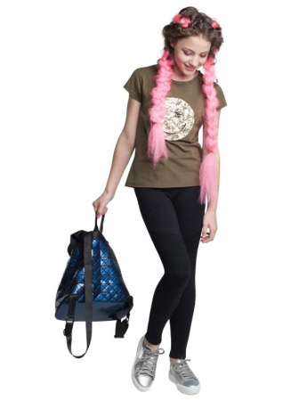 Леггинсы с рельефной вставкой CANDY, р.134, 140-72