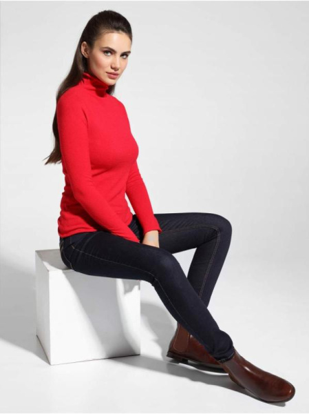 Свитер из итальянской пряжи с вискозой премиального качества LDK 061