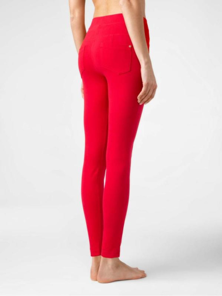Моделирующие джеггинсы с высокой посадкой INSTYLE, р.164-102, red Моделирующие джеггинсы с высокой посадкой INSTYLE, р.164-102, red