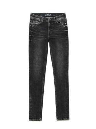 Моделирующие eco-friendly джинсы skinny со средней посадкой CON-173 || Брюки джинсові жін. CE CON-173, р.170-90, washed black Моделирующие eco-friendly джинсы skinny со средней посадкой CON-173 || Брюки джинсові жін. CE CON-173, р.170-90, washed black