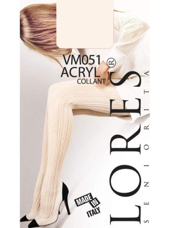 Колготки Lores acryl VM051, 3/4, marrone(шоколад)