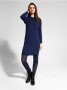 Вязаное платье из пряжи премиальной качества с модалом LDK 064 || Плаття жін. CE LDK064 18С-216СП, р.170-92-98, dark navy