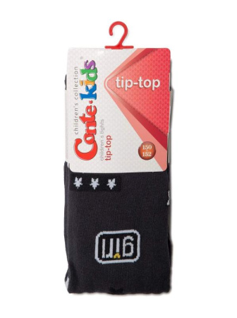 Колготки детские Conte Kids TIP-TOP, р.150-152, 443 графіт || Колготки дитячі Conte Kids TIP-TOP, р. 150-152, 443 графіт