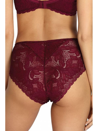 Полные трусики Ewa Bien Jasmin C124 Бургундово-бежевый