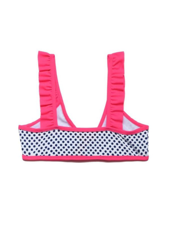 Купальник в мелкий горошек PARTY BUBBLE || Костюм купальний для дівчат СE PARTY BUBBLE, р.98,104-52, white-blue Купальник в мелкий горошек PARTY BUBBLE || Костюм купальний для дівчат СE PARTY BUBBLE, р.98,104-52, white-blue