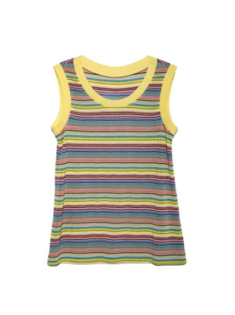 Топ в полоску с эластичными манжетами LD 921-1 || Джемпер жін. CE LD 921-1, р.170-84, yellow stripes