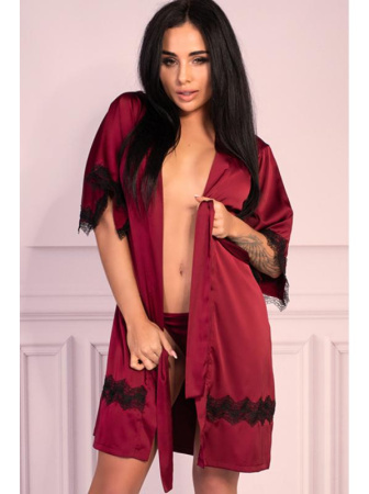 Комплект LivCo Corsetti Aresmina Вишнево-черный