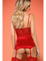 Комплект Obsessive Lovica corset Красный || Комплект Obsessive Lovica corset Красный
