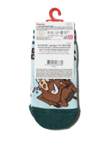 Шкарпетки дит. CK DISNEY 17С-126/1СПМ, р.14, 456 блідо-бірюзовий